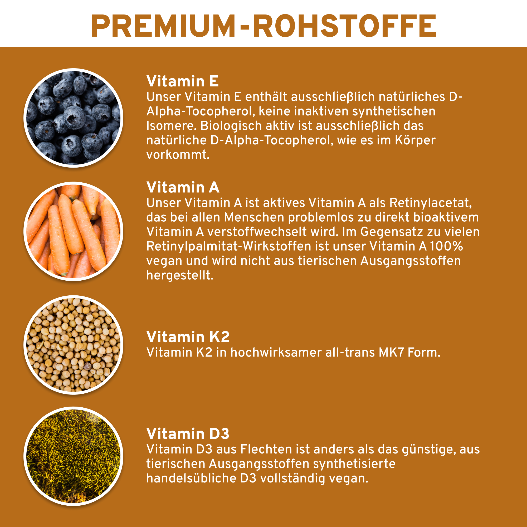 Vitamine D E K A Tropfen: Premium laborgeprüfte Qualität, vegan, aus natürlichen Rohstoffen, ohne Zusatzstoffe, mit MCT-Öl, für optimale Aufnahme und Bioverfügbarkeit.
