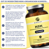 MSM Methylsulfonylmethan (OptiMSM®)