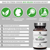Bio Selen (pflanzlich) aus Indischem Basilikum und Sonnenblumenkernen