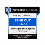 Bio Ashwagandha mit 500 mg je Kapsel, 240 Stk